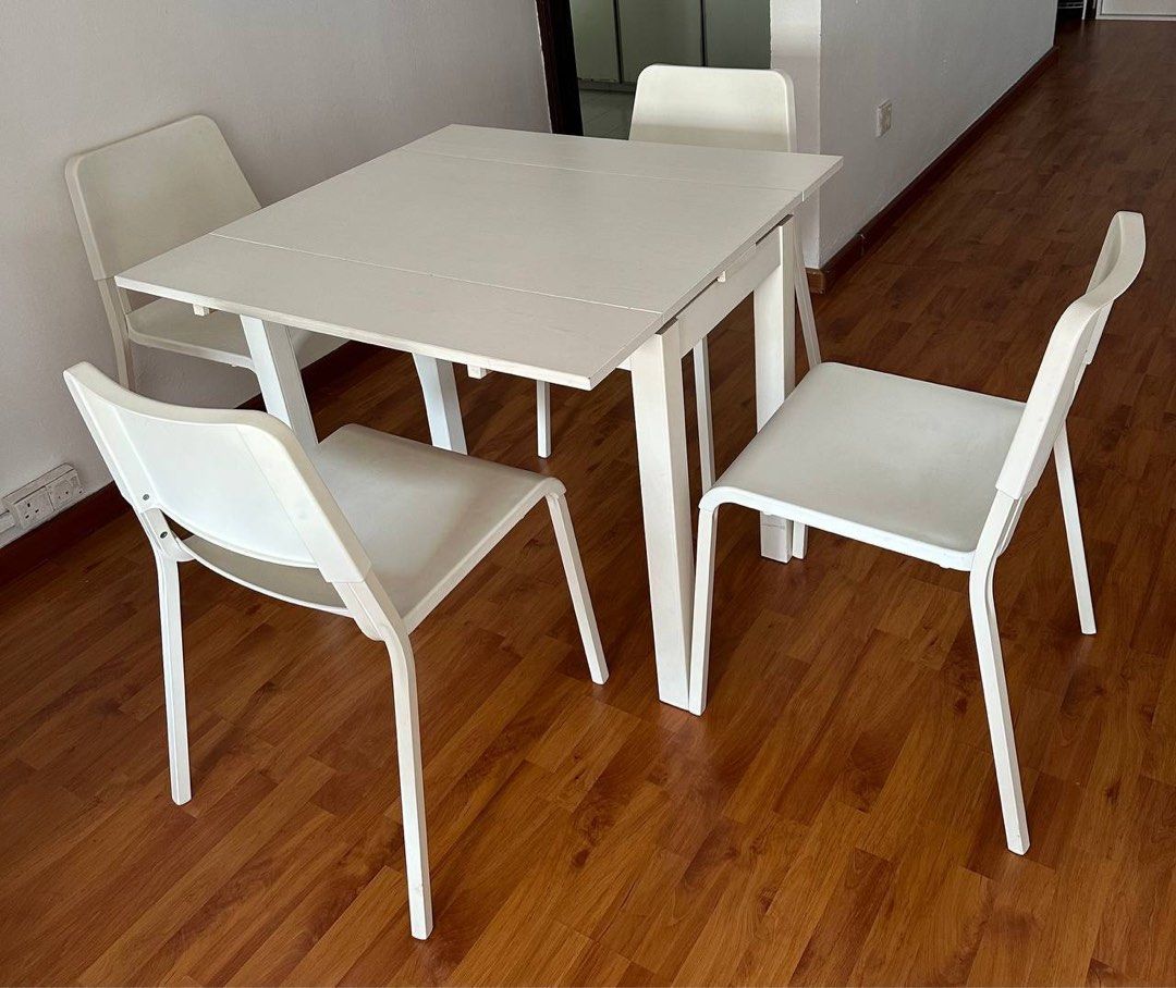 IKEA Table & Chair Set, Furniture & Home Living, Furniture, Tables
