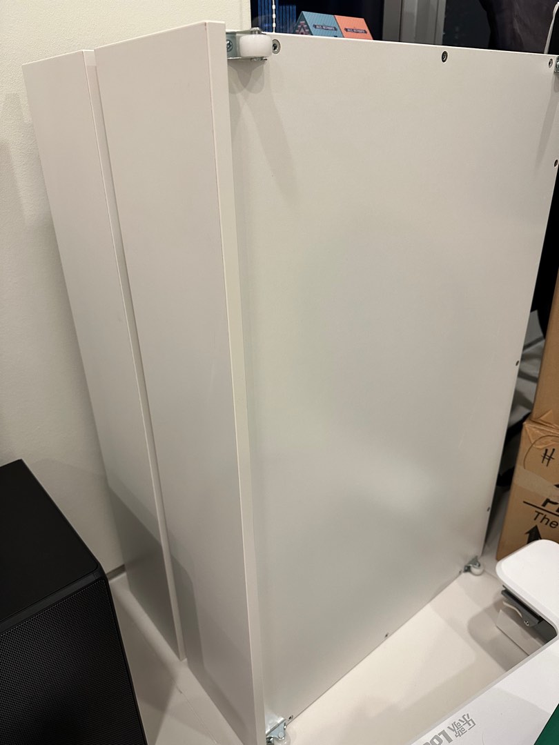 Ikea white underbed drawers 2x roll out wheels, Furniture & Home Living