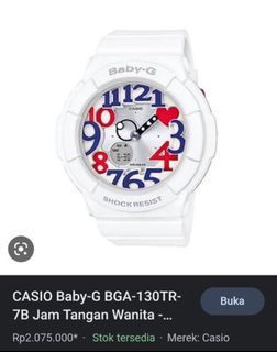 JAM CASIO BABY G BGA-130TR ORI 💯