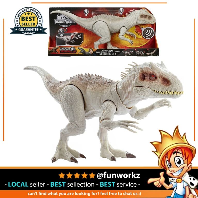 Jurassic world chomping indominus hotsell rex figure