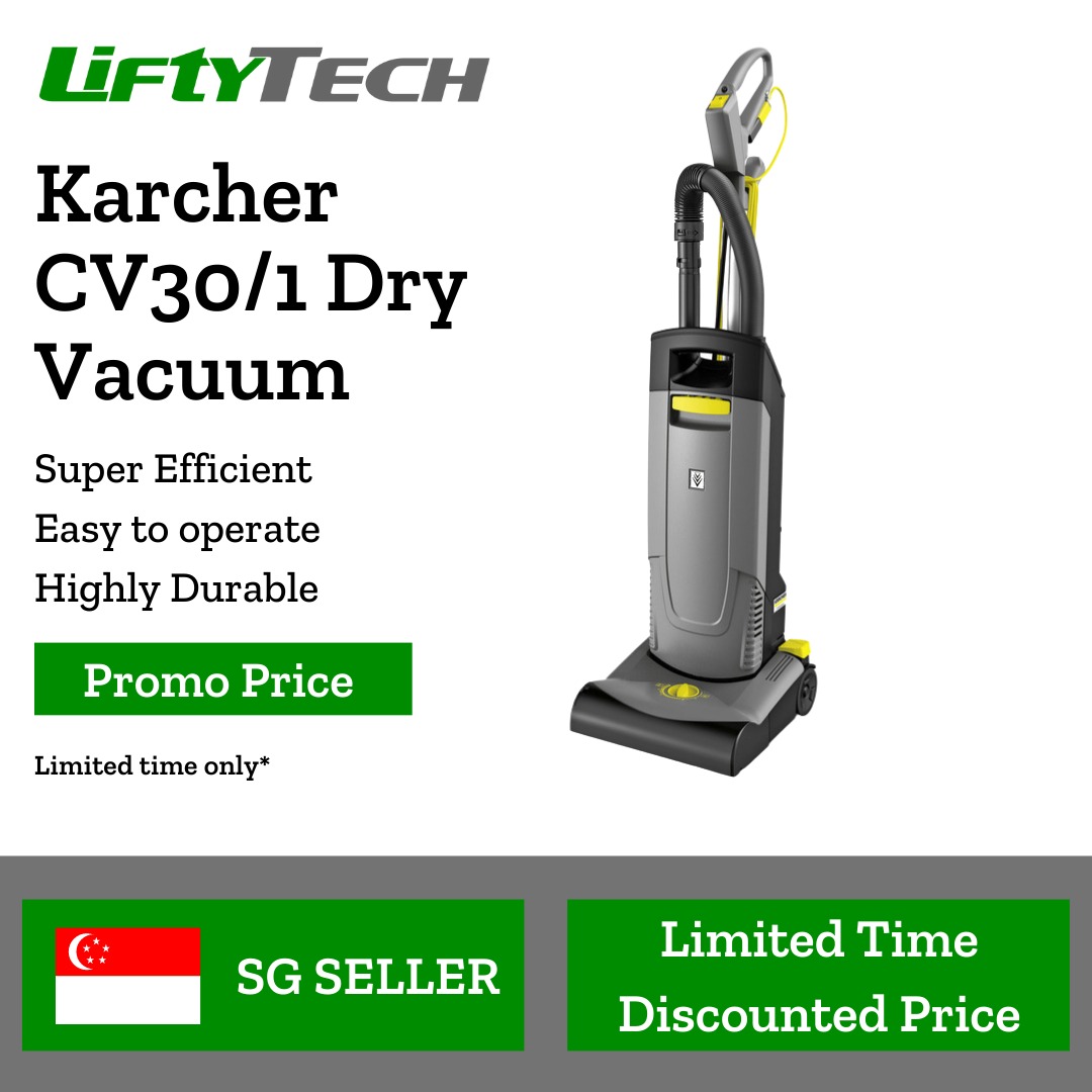 Karcher CV 30/1 Dry Vacuum Industrial Cleaning Equipment, TV & Home