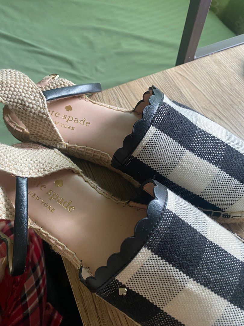 Kate spade gingham shoes on sale