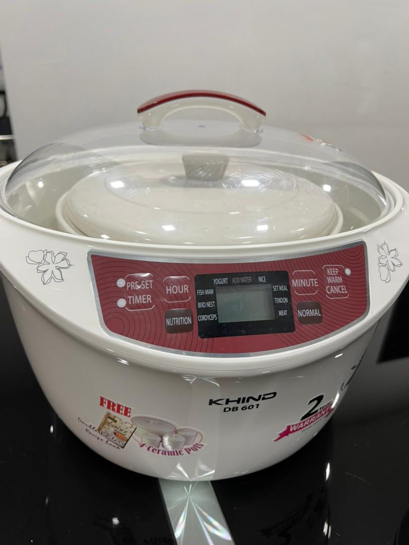Khind Double Boiler DB601, TV & Home Appliances, Kitchen Appliances, Cookers on Carousell