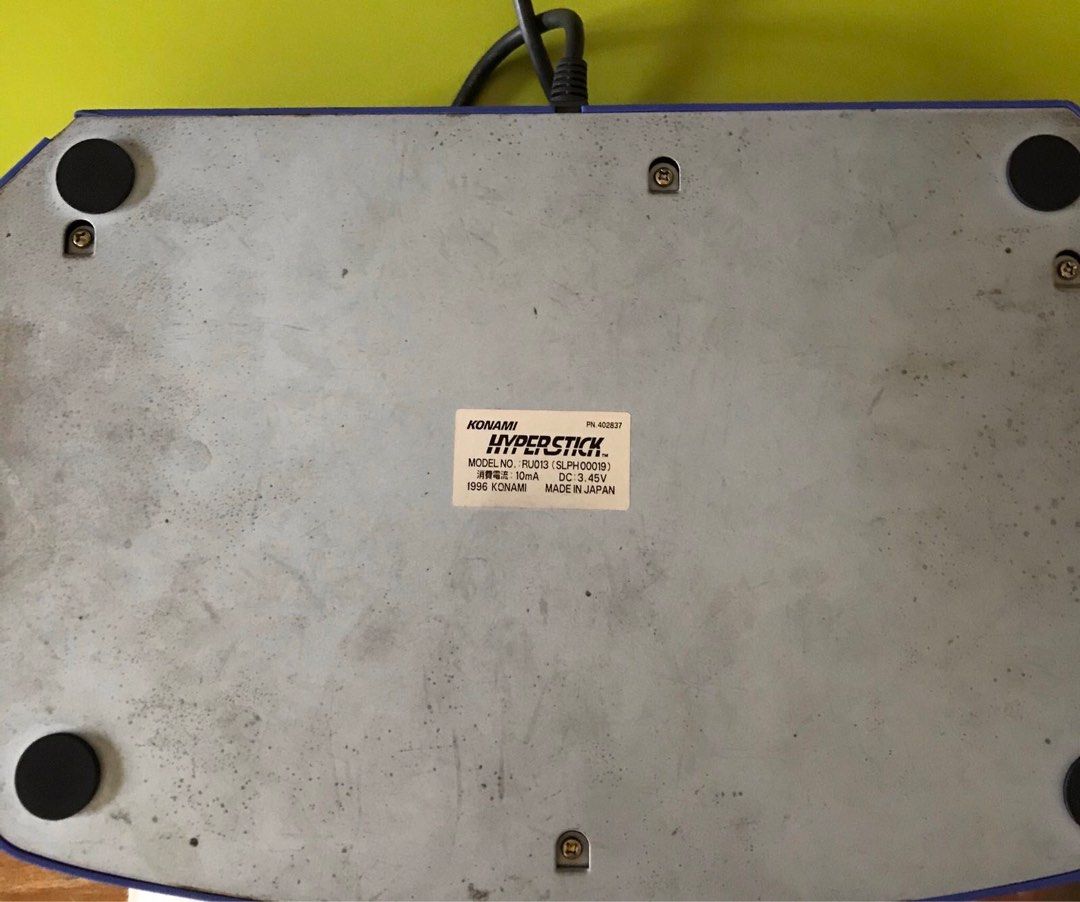 Konami Hyperstick (Category: Controllers) located in San Juan City. Submitted by ethannate (Listing ID 1218257147, Image 2). Description: Konami Hyperstick for PlayStation 1 or PlayStation 2 PS1/PS2 (boxed not pictured).