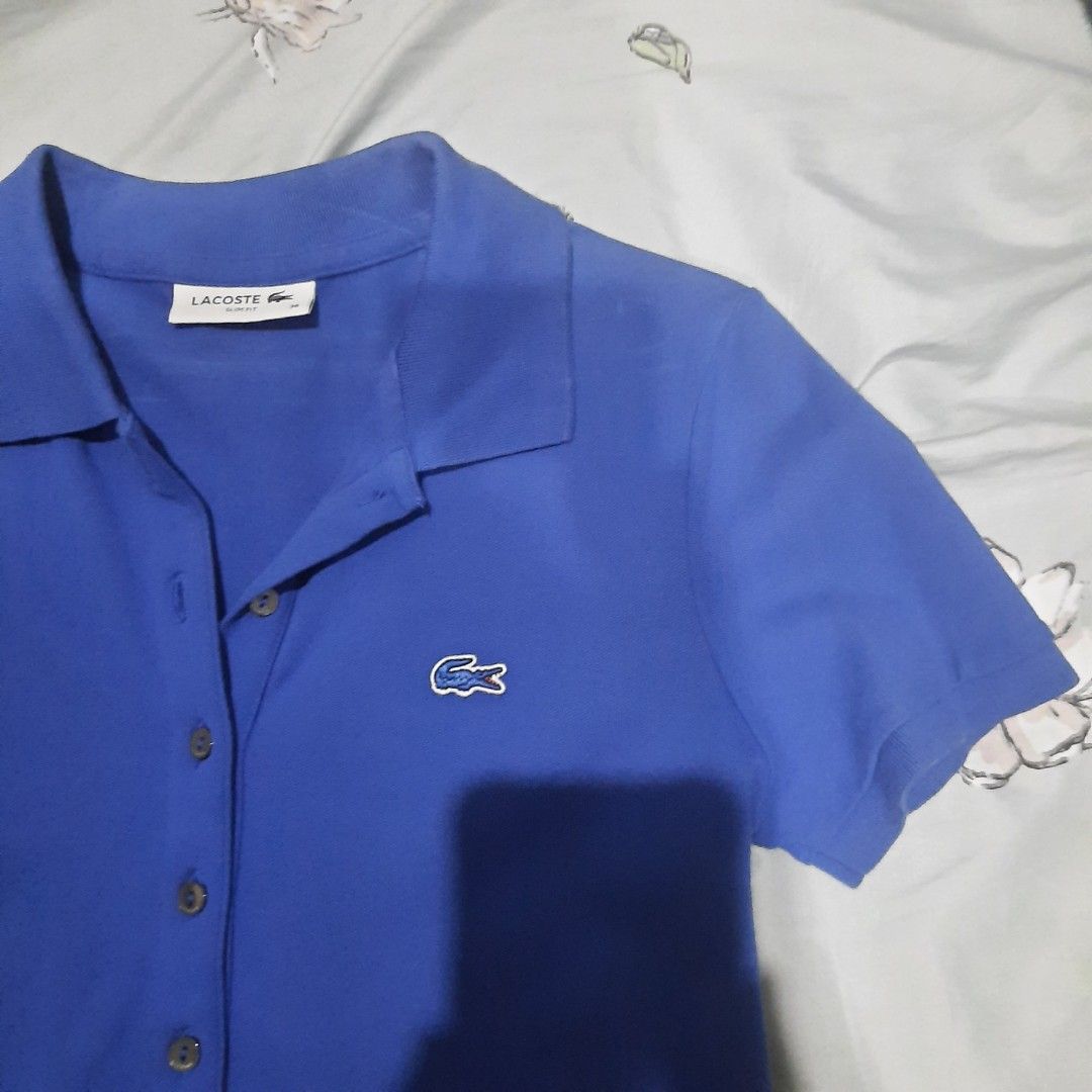 Lacoste Polo Shirt Slim Fit (Category: Shirts) located in Mandaluyong City. Submitted by ssj15 (Listing ID 1218225143, Image 2). Description: received as a gift so no official receipt washed but never been used bought pre-pandemic and has been in my closet ever since pm for more pics MOP: GCash, Maya MOD: SDD, LBC, GGX.