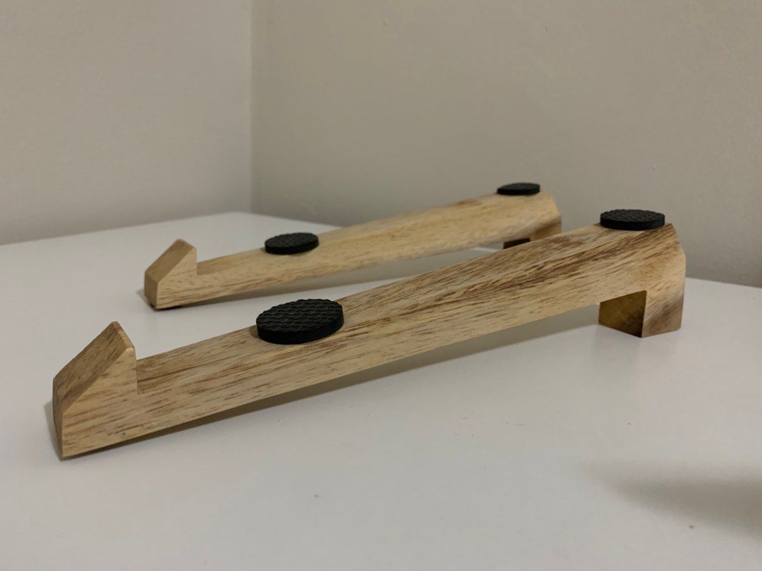 Pc Riser Wood Laptop Riser Wood on Carousell