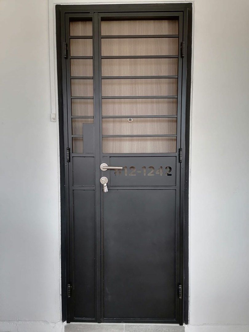 Laser Cut Unit Number Main Gate, Furniture & Home Living, Security