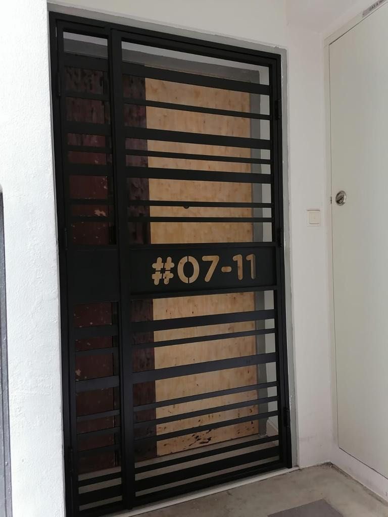 Laser Cut Unit Number Main Gate, Furniture & Home Living, Security