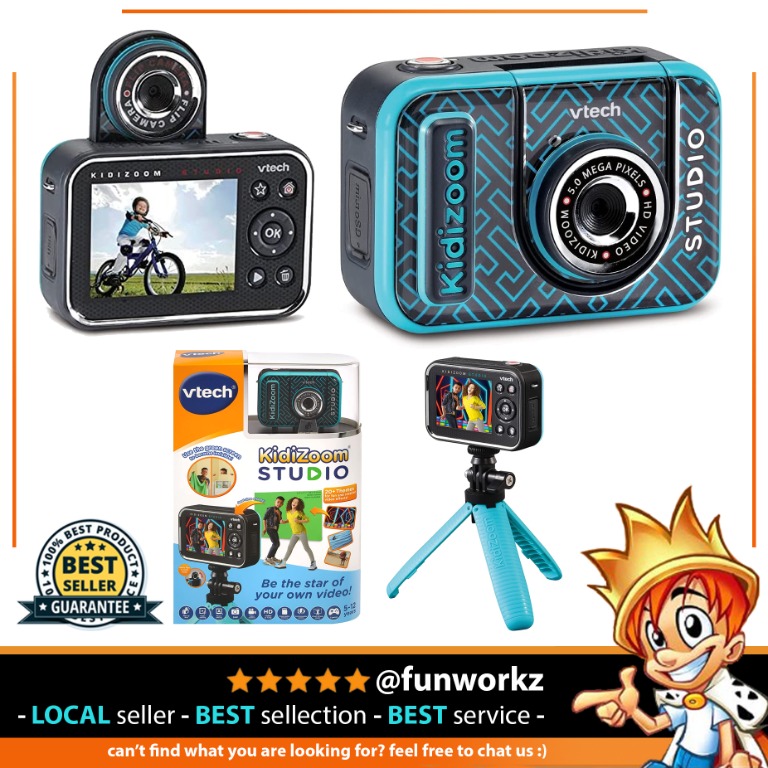 VTech Action Cam HD Action Camera for Kids & KidiZoom Studio