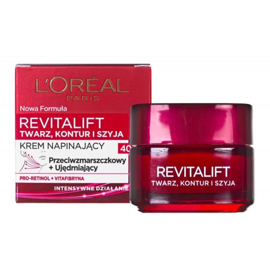 L’Oreal Revitalift Face Contours and Neck Cream rejuvenating anti