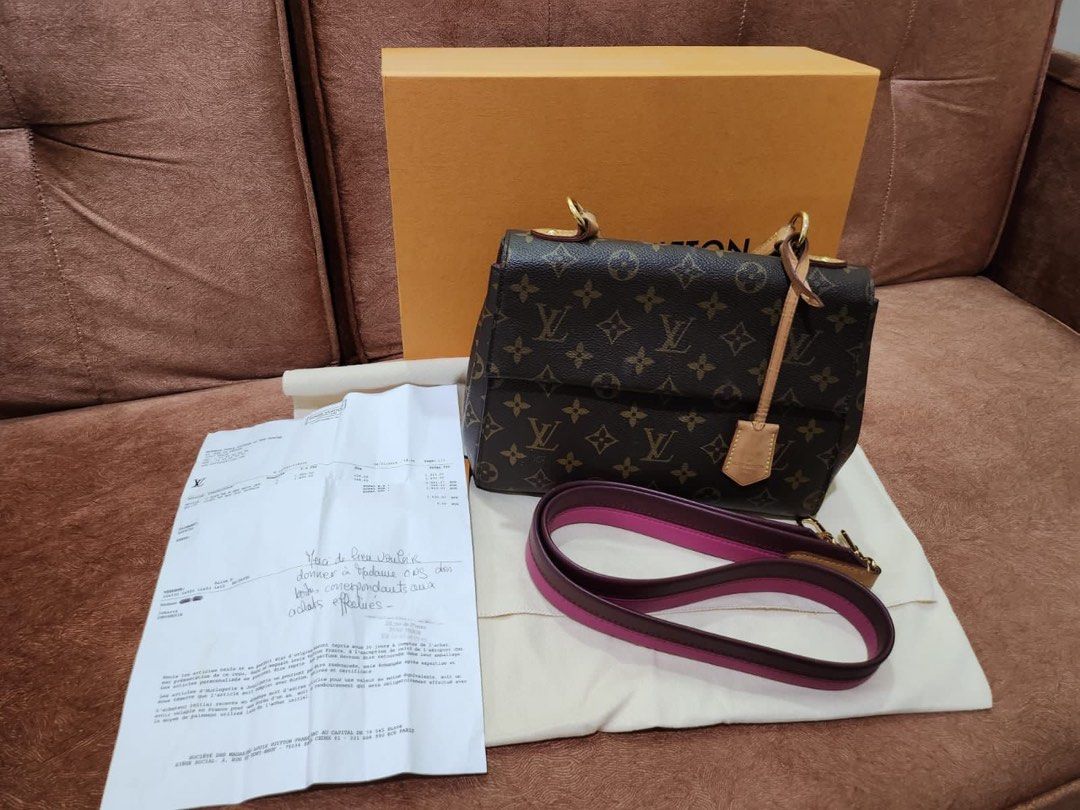 Jual Tas LV Louis Vuitton Cluny Mini Monogram Beige Asli Ori