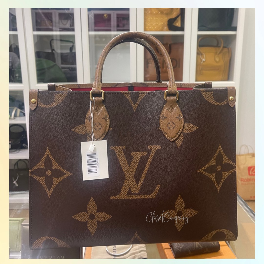 Louis Vuitton OntheGo in Reverse Monogram Canvas (Microchip) on Carousell