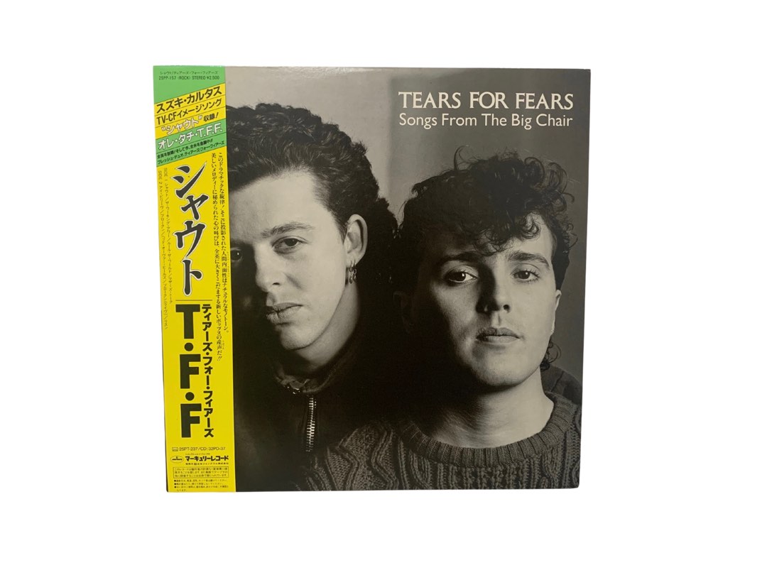 [LP] Songs From The Big Chair Tears For Fears Plaka Vinyl Record on