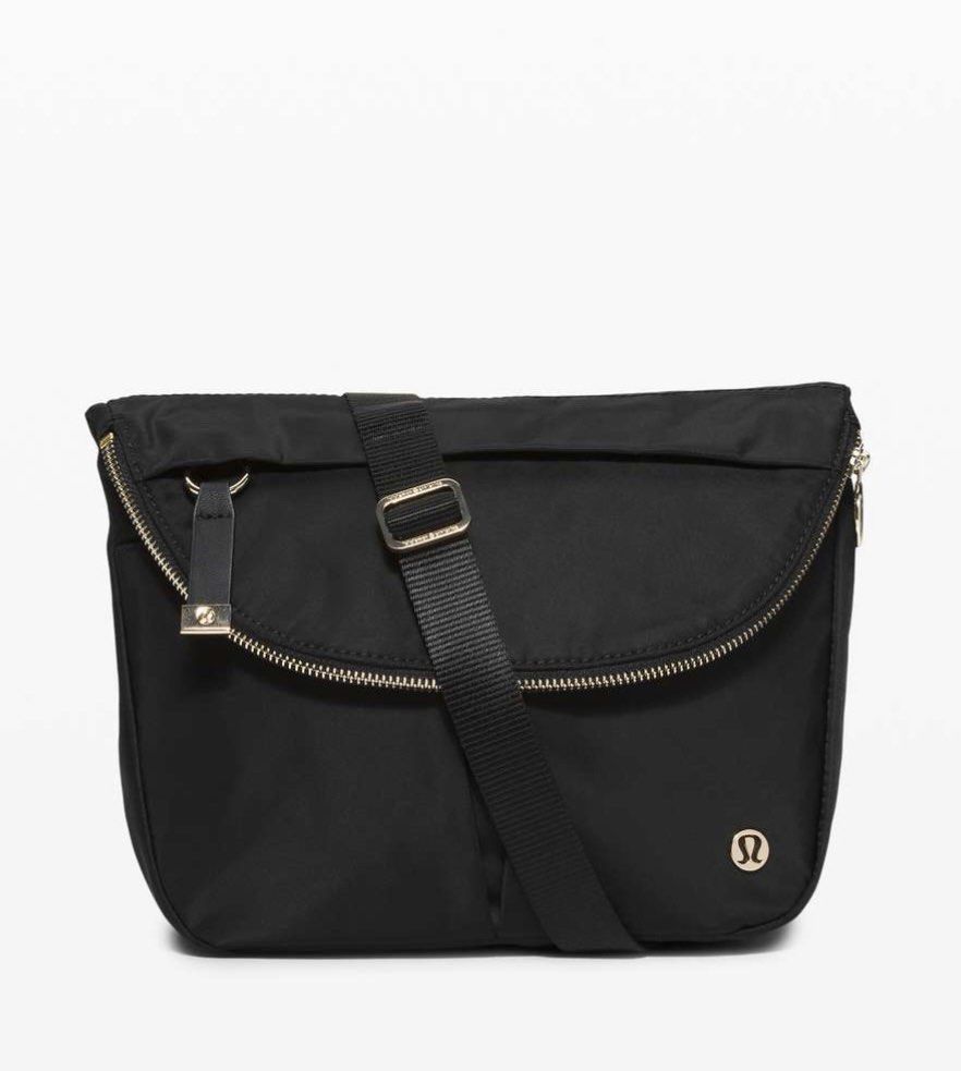 Lululemon All Night Festival Bag 5L Black gold Women s Fashion