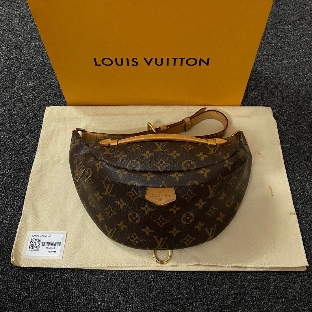 Louis Vuitton Bumbag Shadow Black, Luxury, Bags & Wallets on Carousell