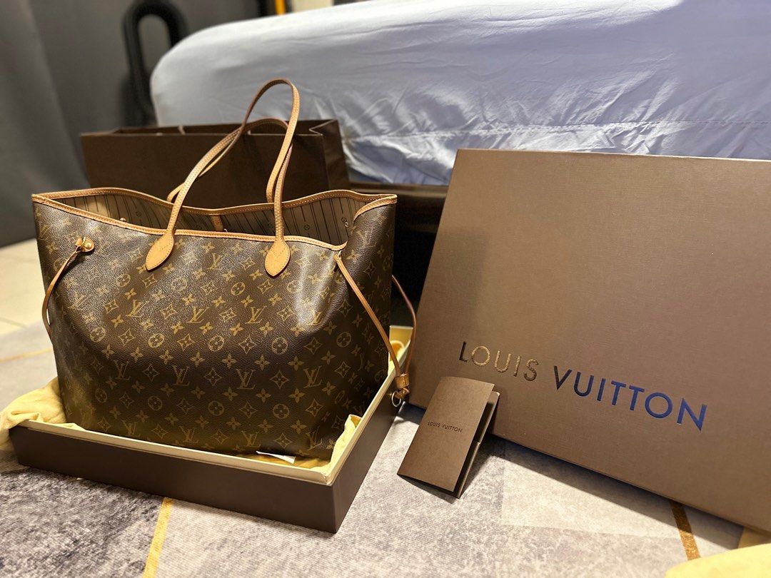 Lv neverfull gm monogram sales