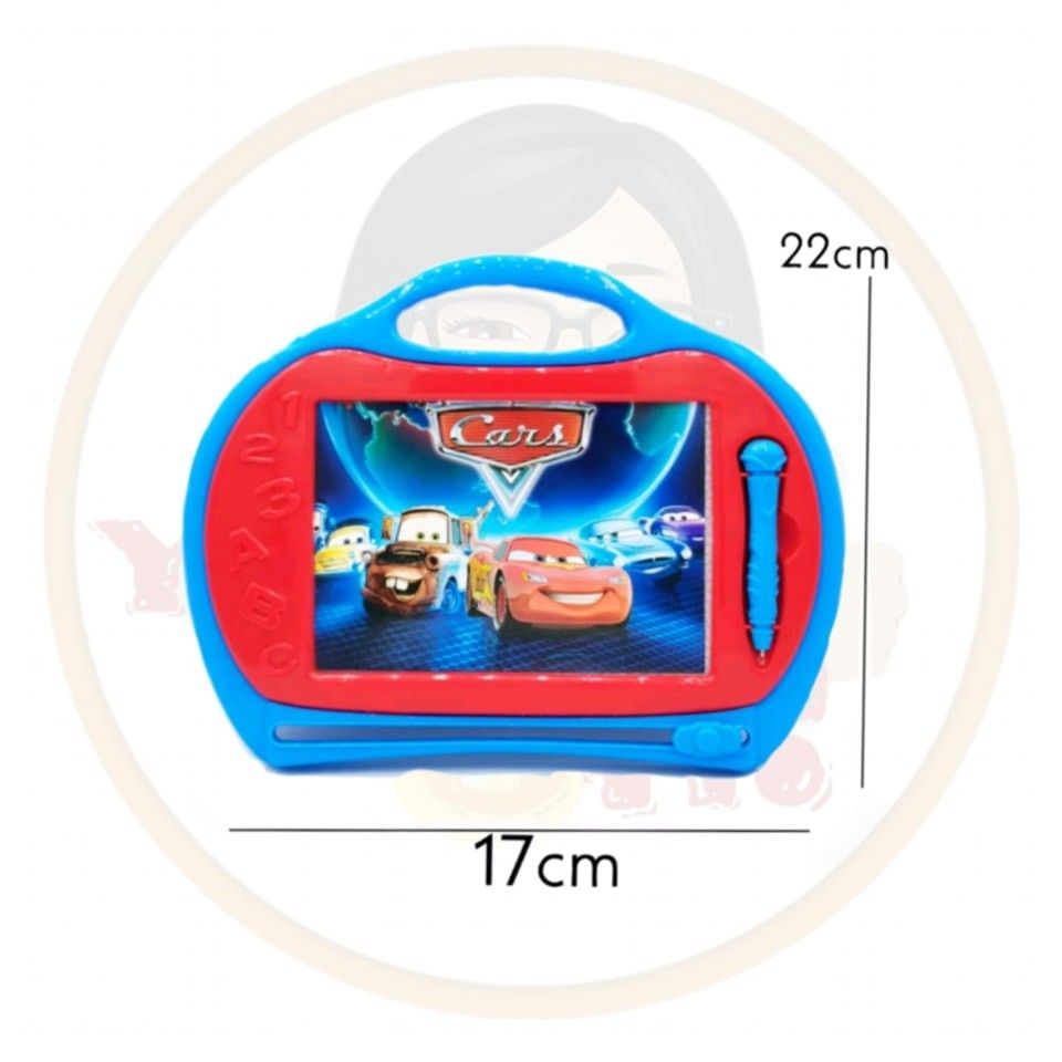 Magnetic drawing board (Category: Craft Supplies & Tools) located in Quezon City. Submitted by gervincho (Listing ID 1218310282, Image 3). Description: • Brand new • Drawing area dimension: 13cm × 9cm • Open for pick up or delivery (plus shipping fee). • Open for reservations (with advance payment required)..