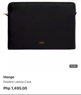 Mango nylon padded laptop sleeve size 15