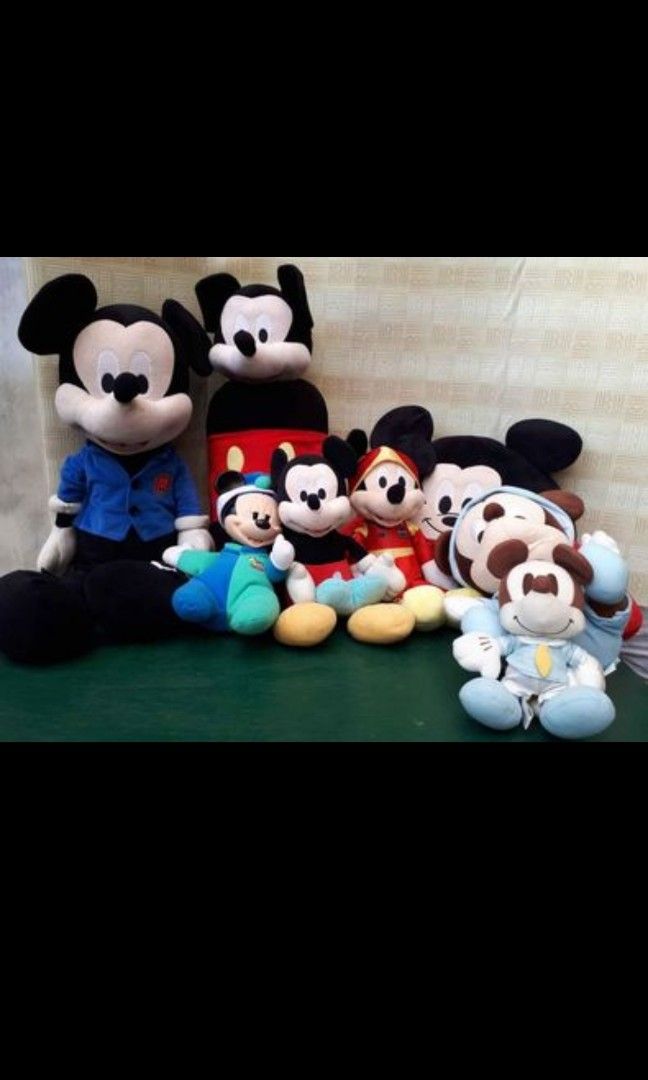 Mickey mouse stuff toys (Category: Plushies & Soft Toys) located in Manila. Submitted by ca.firstonlinebiz (Listing ID 1218194575, Image 1). Description: Selling my baby preloved Mickey mouse stuff toys mostly bought in SM..