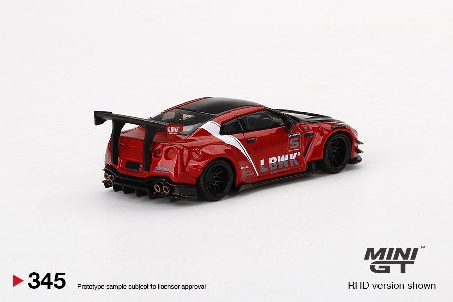 MINIGT 29 LBWORKS Nissan GTR Candy Pink-