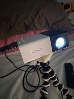 Mini projector with HDMI cable