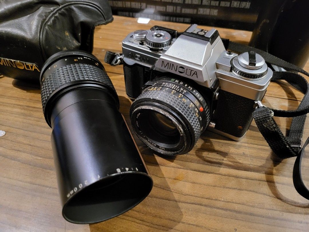Minolta XG-M with 200mm lens (Category: Cameras) located in Makati City. Submitted by dekudc (Listing ID 1218323917, Image 2). Description: Minolta XG-M Camera (untested) With 200mm lens and bags As is lang. Kayo na bahala. Price: 2.4k Location: Binangonan Rizal. Pick up lang para makita nyo dn. Or Grab padala at your own expense and risk. No LBC.