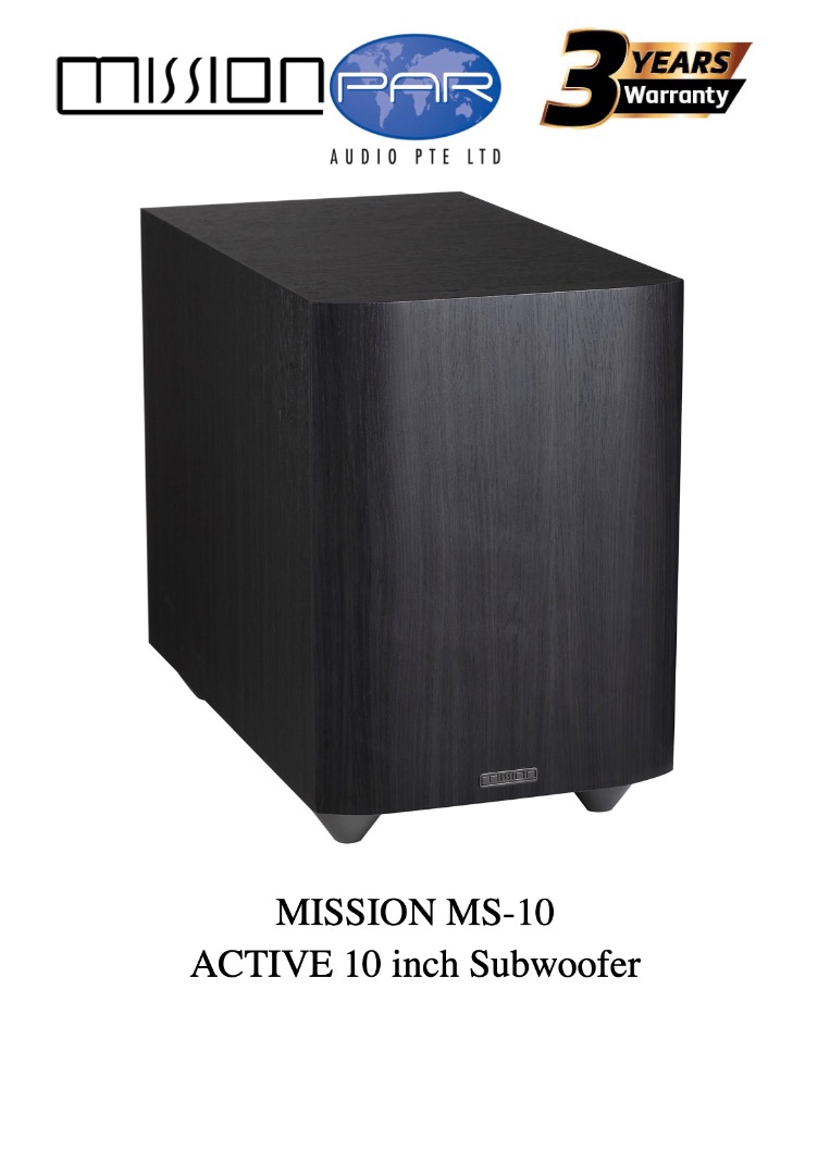 Mission ms top 10 active subwoofer