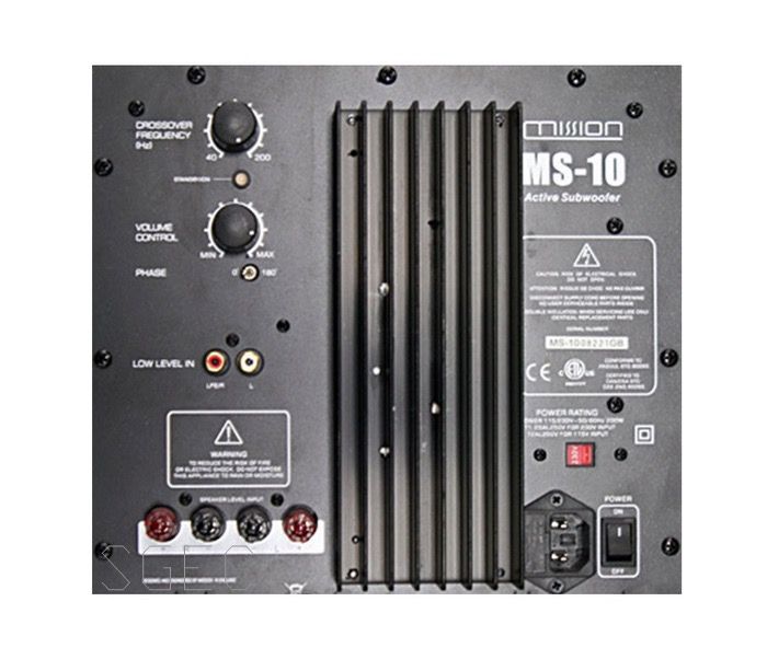 Mission ms 10 active subwoofer sales