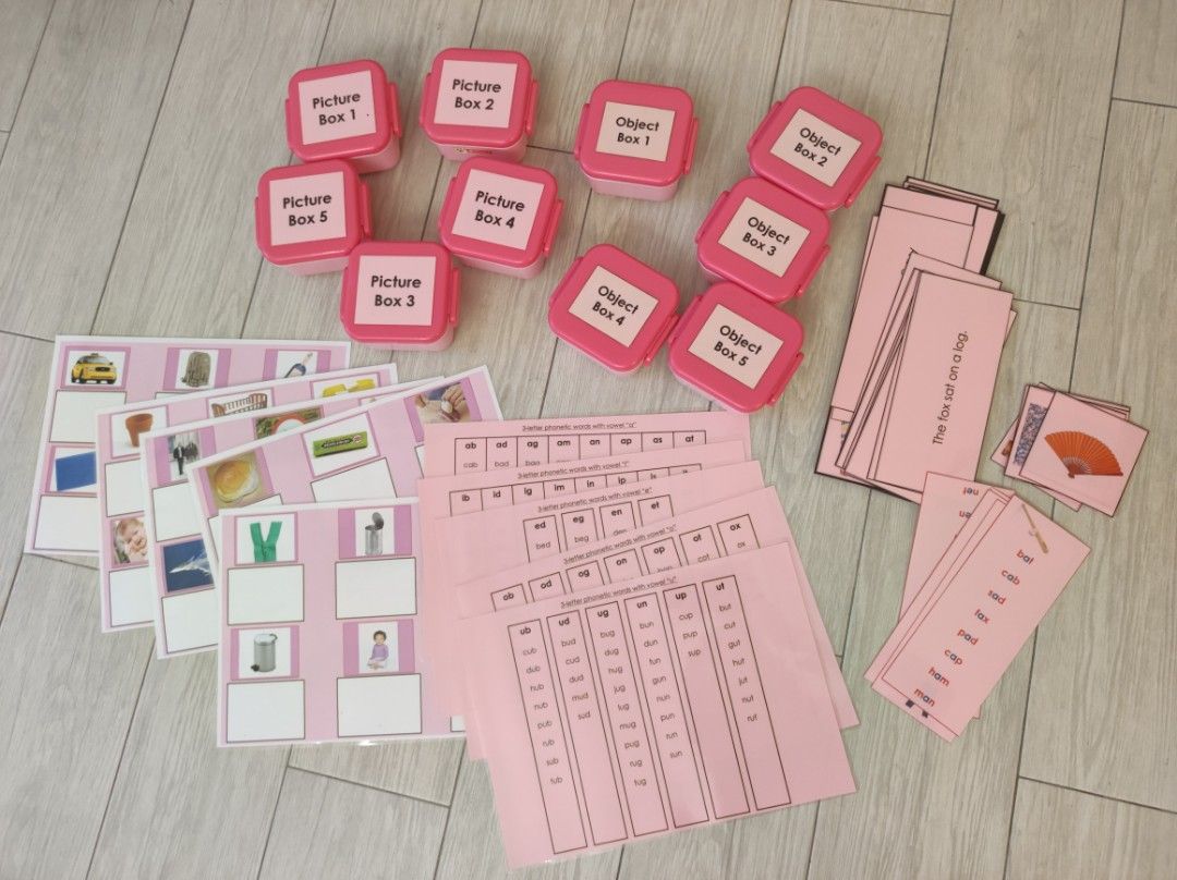 Montessori Phonics learning, Hobbies &amp; Toys, Books &amp; Magazines ...