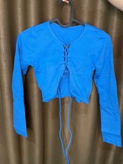 Motel rock blue crop top