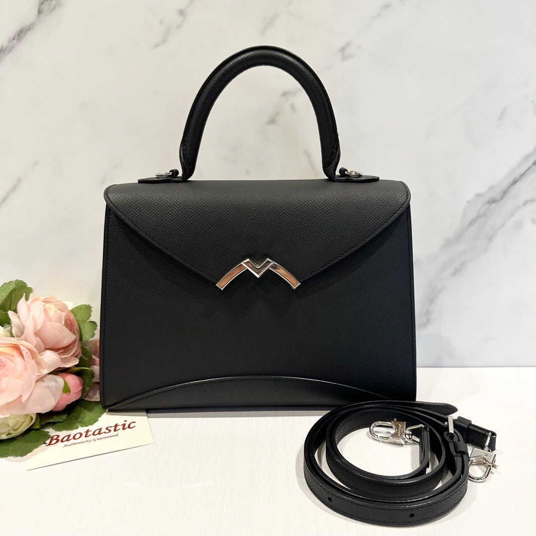 Moynat Paris Gabrielle PM Black, Luxury, Bags & Wallets on Carousell