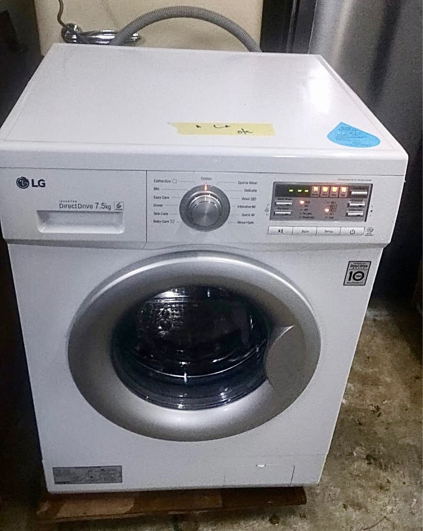 MUST BUY! LG 7.5KG FrontLoad Washing Machine WD1475TDT2, TV & Home