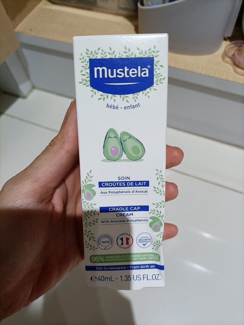 Mustela Fragrance Free Baby Cradle Cap Cream - 1.35 fl oz