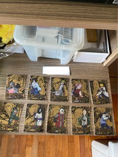 Naruto Kayou CP Black Gold Chinese Cards Itachi Sasuke Jiraiya