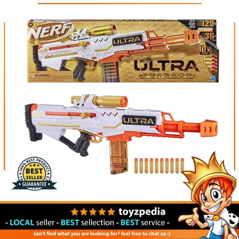NERF Ultra Pharaoh Blaster with Premium Gold Accents