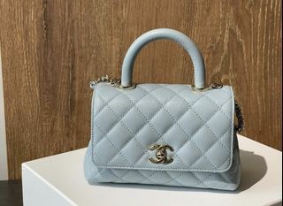 100+ affordable chanel mini coco top handle For Sale, Bags & Wallets