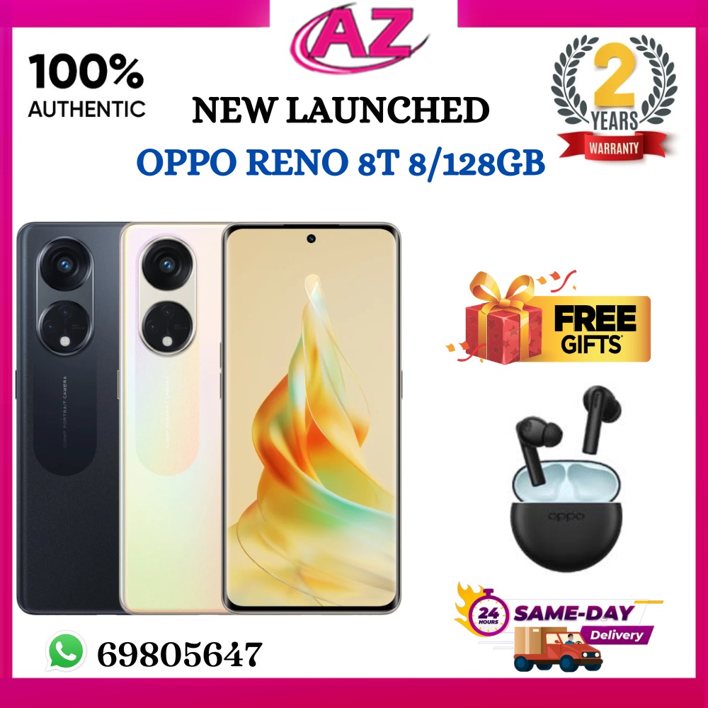 NEW LAUNCHED OPPO RENO 8T 8/128GB 5G !!! BRAND NEW WITH TWO YEAR OFFICIAL  WARRANTY !!! STORE PICKUP  SAME DAY DELIVERY AVAILABLE !!!, Mobile Phones   Gadgets, Mobile Phones, Android Phones,