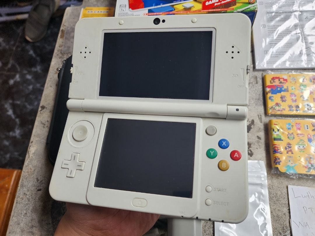New Nintendo 3DS not XL Mario 3D Limited Edition Fullset OFW CFW Req on