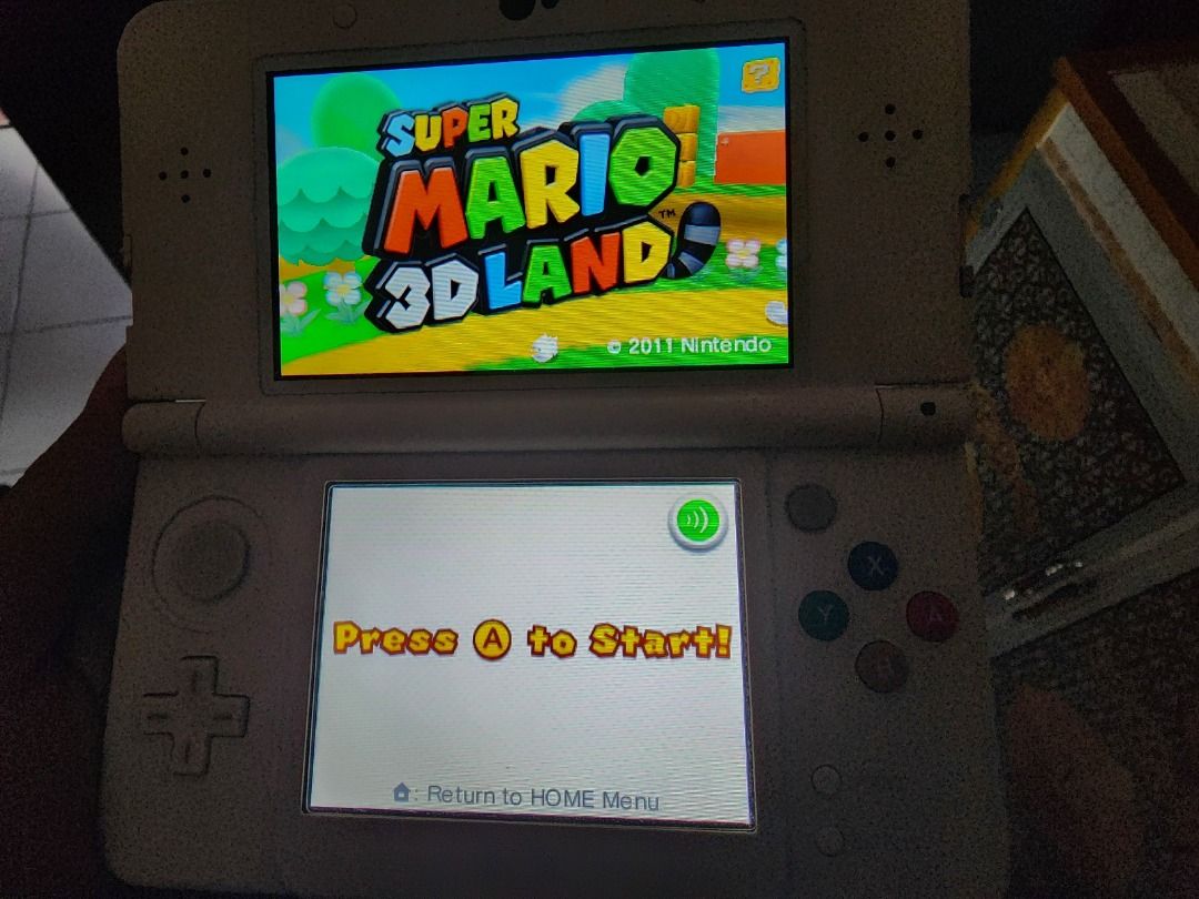 New Nintendo 3DS not XL Mario 3D Limited Edition Fullset OFW CFW Req on