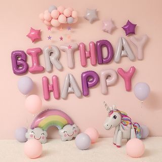 (NEW) Unicorn Birthday Decorations for Girls
