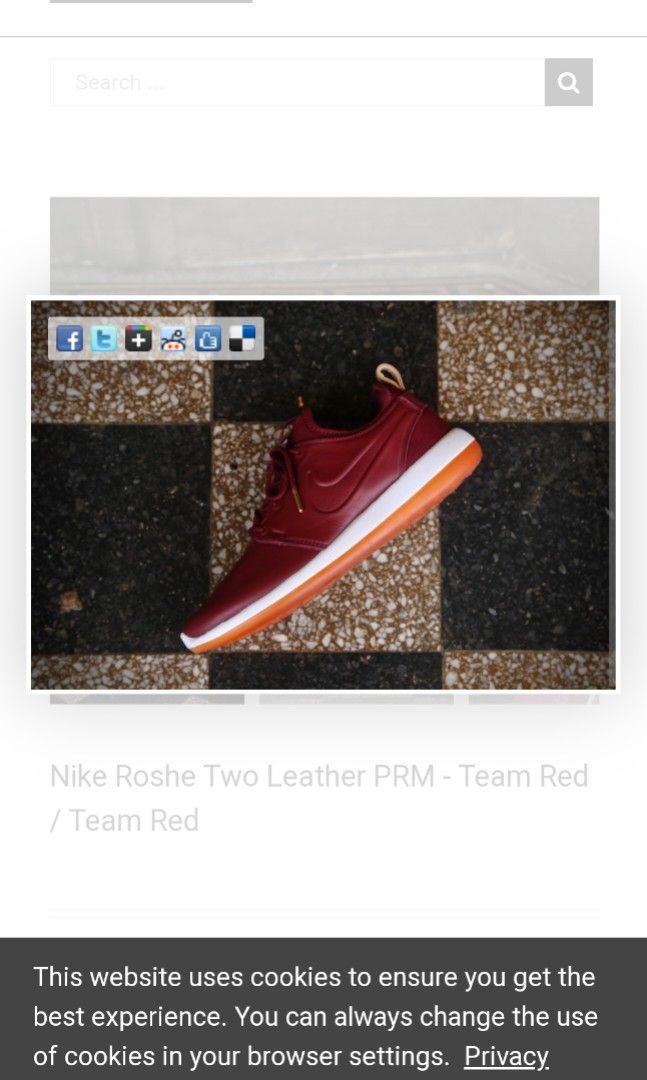Men's roshe two deals leather prm running shoe
