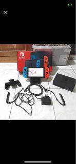 Nintendo switch V2 neon OFW fullset