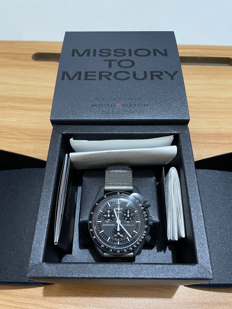 Swatch x Omega Mission to Mercury, Men's Fashion, Watches & Accessories ...