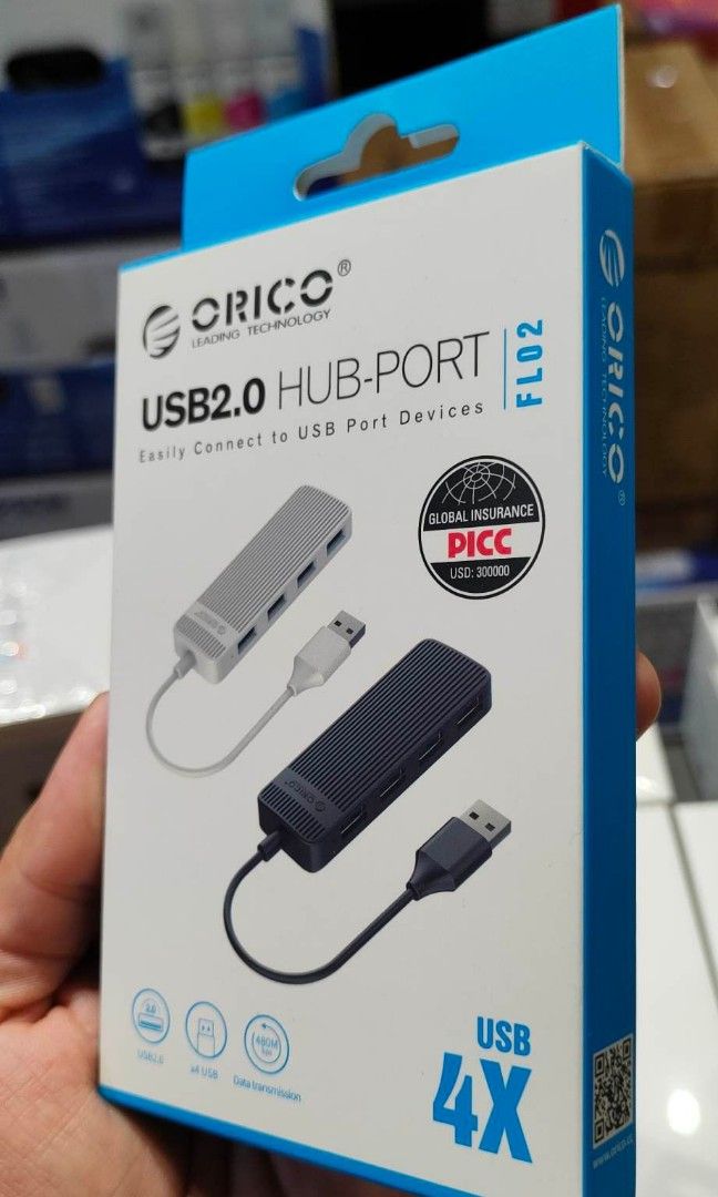 Orico 4-Port Hub USB 2.0 Black FL02 (Category: Cables & Adaptors) located in Makati City. Submitted by techubstoreandaccessories (Listing ID 1218342682, Image 2). Description: Orico 4-Port Hub USB 2.0 Black FL02 On Hand! Ready to Ship! DIRECT SUPPLIER❗❗❗BRANDNEW ITEMS❗❗❗ WITH 7DAYS REPLACEMENT FOR FACTORY DEFECTS AND 1YR WARRANTY ❗️2YRS WARRANTY FOR TRANSCEND DASHCAM & BODYCAM ❗️ 🔹️EDIFIER 🔹️A4Tech 🔹️Logitech 🔹️TP-Link🔹️AirMonster 🔹️UGREEN 