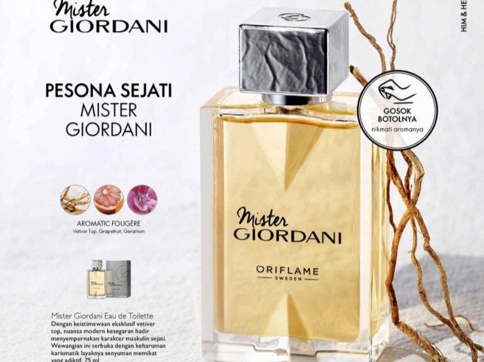 Parfum mister hotsell giordani oriflame