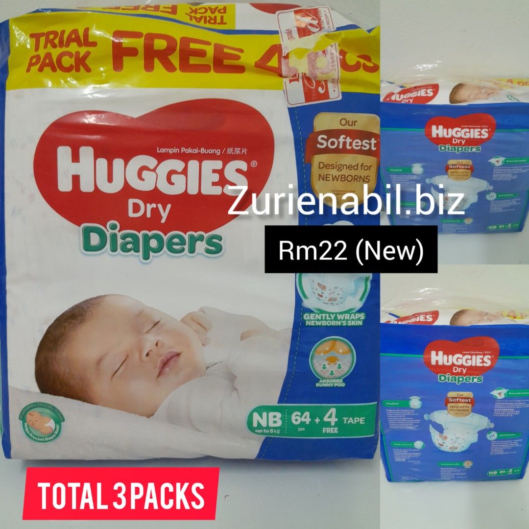 Harga pampers huggies newborn sales