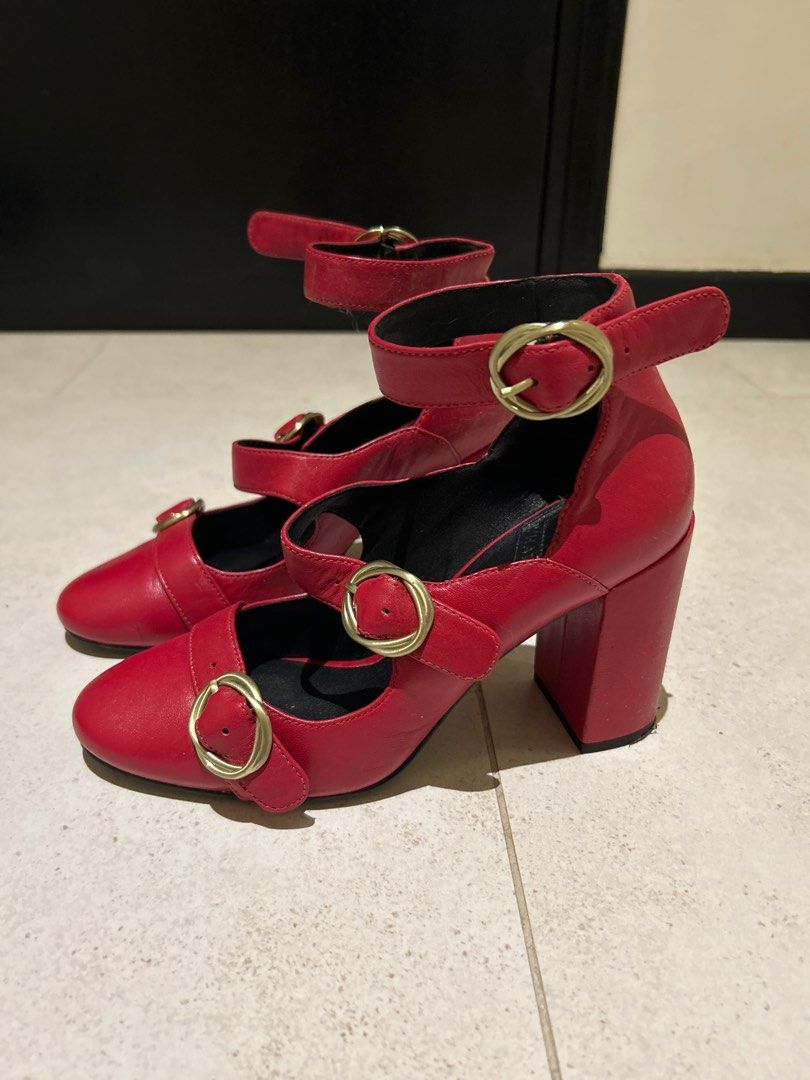 Red mary on sale jane heels
