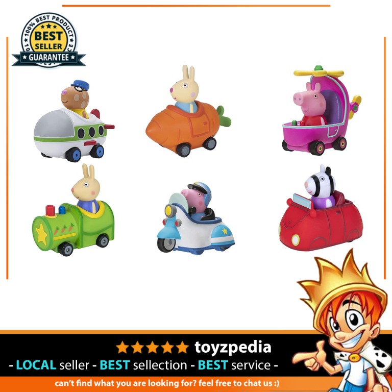 Peppa Pig Free Wheelin Friends Mini Buggies 6 Pack Bundle