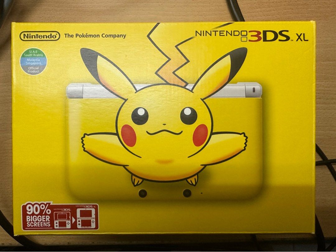 Pikachu 3DS XL Limited Edition, Video Gaming, Video Game Consoles