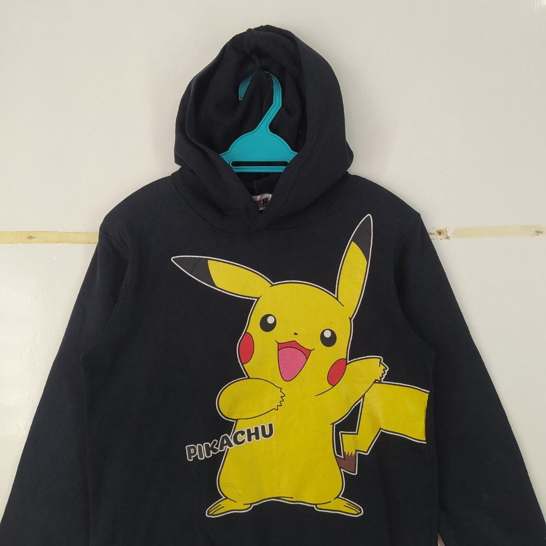 Pikachu Hoodie Men s Fashion Activewear on Carousell